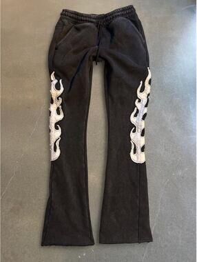 Copper Rivet Flame Stack Flare Pants | Women’s Size S/M
